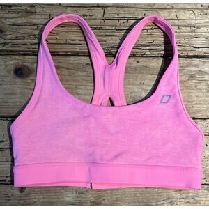 Lorna Jane Womens Size M Pink Sports Bra With Adjustable Straps